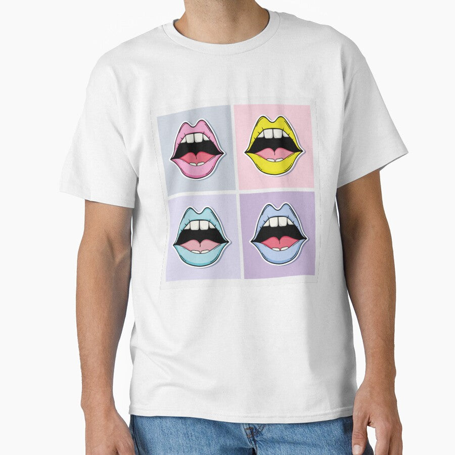 Loud mouth pop art pattern by BlueArRecords