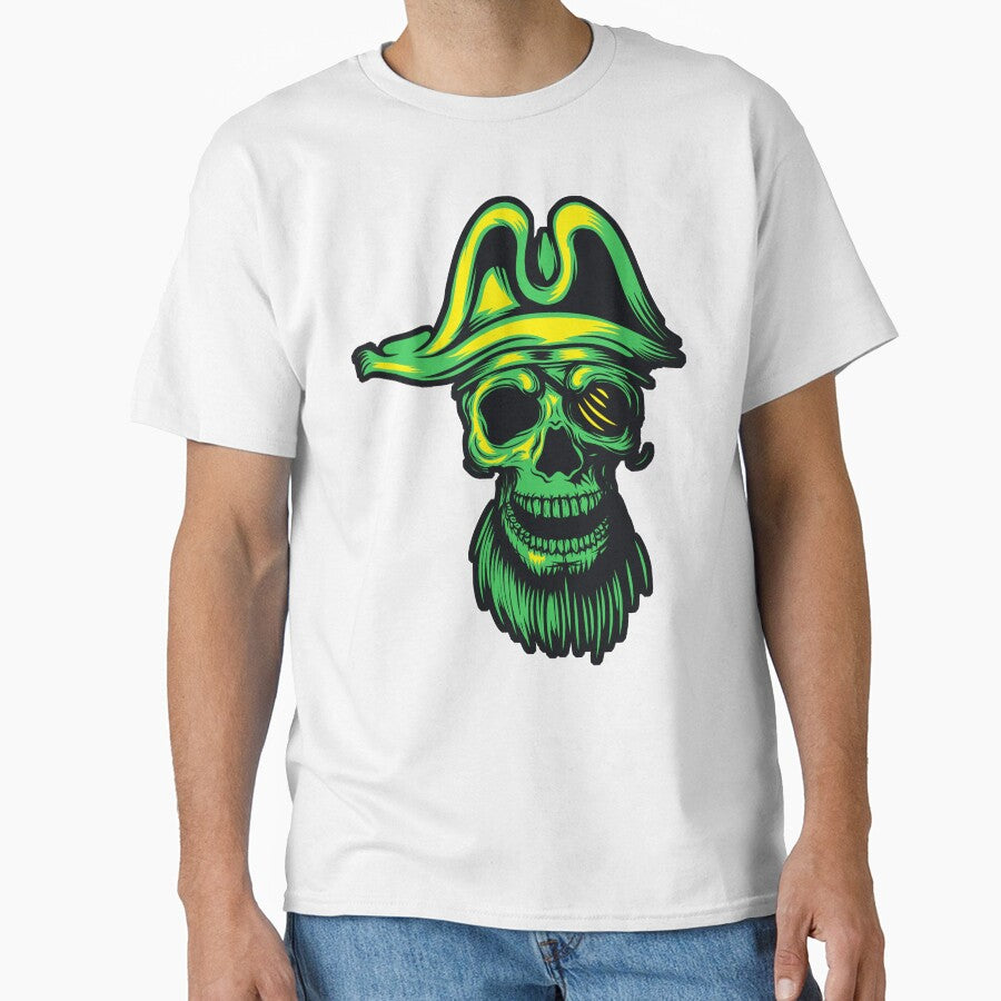 Green Pirate Skull by Fairyjam