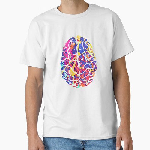 Abstract Colorful Brain Art by Peksli