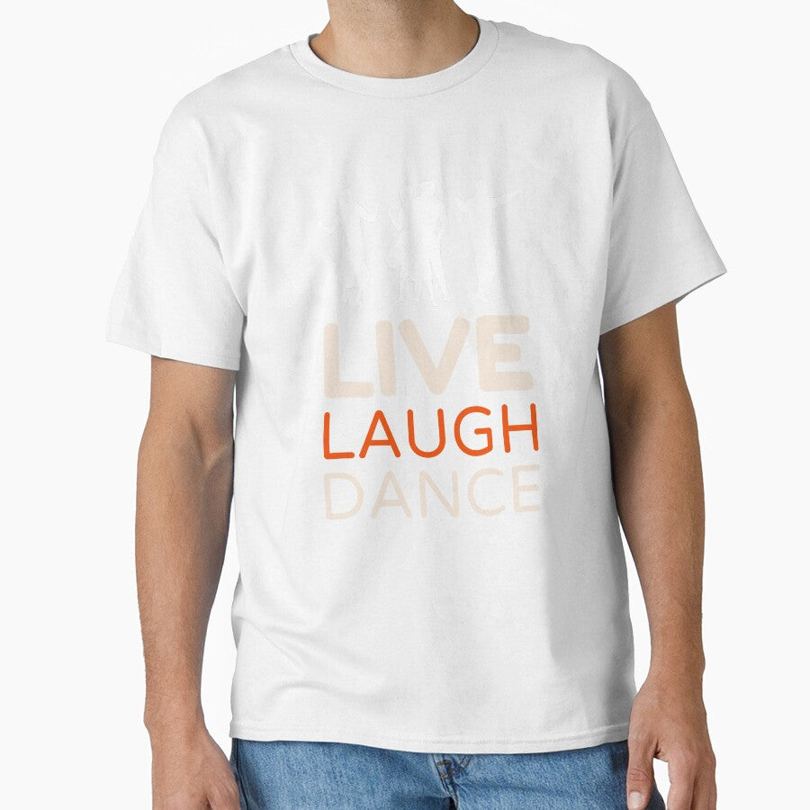 Live Laugh Dance - Short Motivational Quotes | Colorful Stylish Dance Typography by Delandor