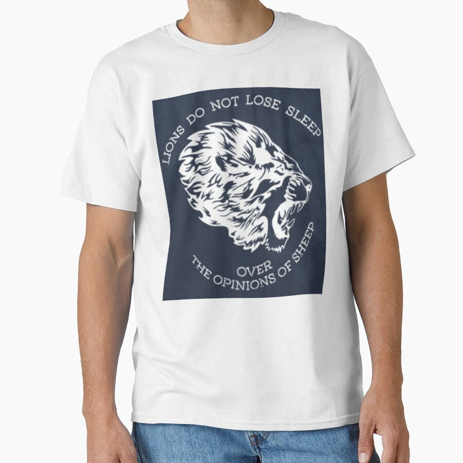 Lions Dont Lose Sleep Printed T-shirt by storeInsight