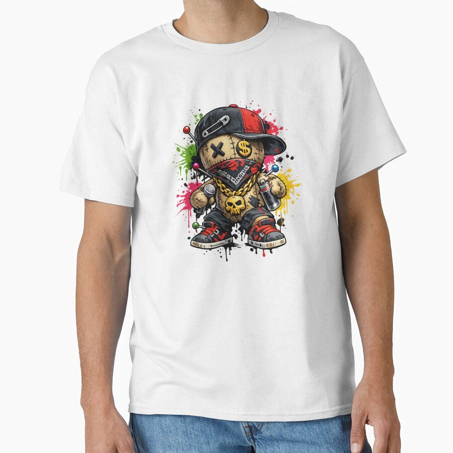 Hip Hop Voodoo Bear Graffiti Streetwear Plush Character Art by jimbo7664