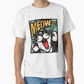 Energetic Meow Tuxedo Cat Comic Pop Art by Paidobento