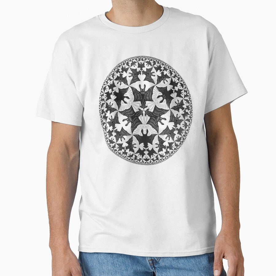 Circle Limit IV (Infinity Bats Pattern), by M.C. Escher by Gabriel S