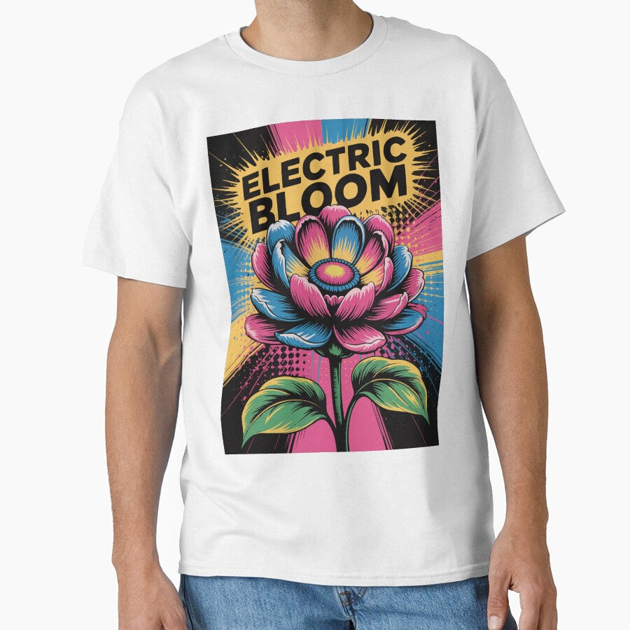 Electric Bloom of Color Pop Art by Ketique