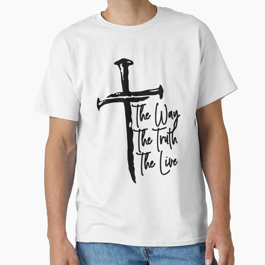 Psalm quotes Cross Christian Psalm the way the truth the live by InnaMGraphic