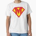 Letter M Superhero Symbol by Elvin Dantes