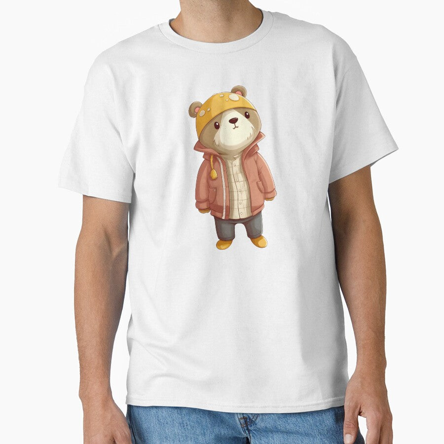 A cute teddy bear wearing street fashion by AestheticsArt81