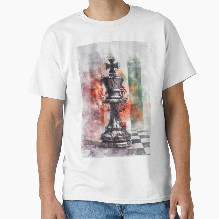 Royal Chess Pieces with Abstract Paint Splashes by Piotrek0001