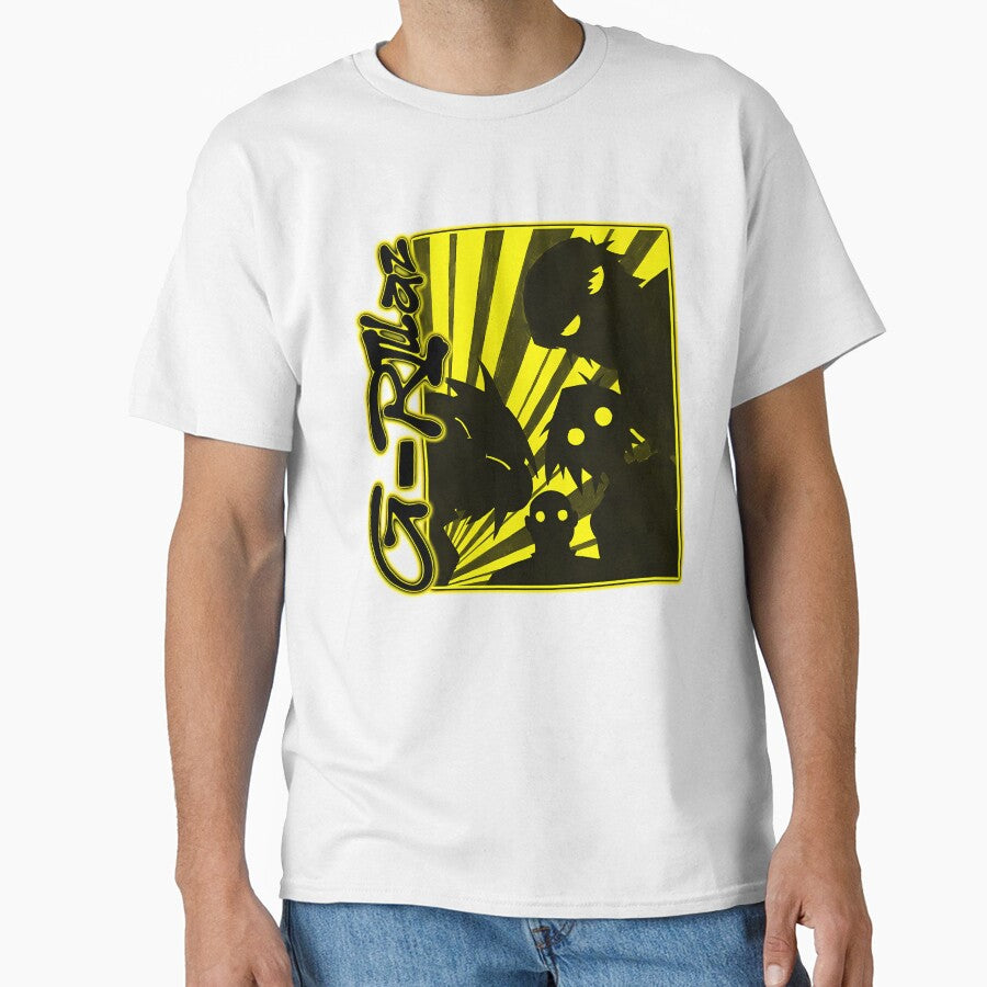 Yellow Silhouette Frame Rock Band by BiGKhaled