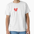 I Heart My Boyfriend Unisex Heavy Cotton Tee, Cute Gift for Him, Valentine's Day Shirt, Everyday Casual Wear, Love T-Shirt by wydstell