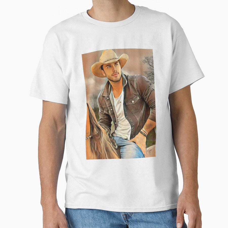 Music Retro Romantic Urban Cowboy Western Movie Cool Graphic Gift by Lapinski101Gai