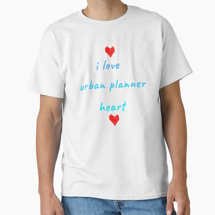 I love Urban Planner heart, urban planning valentines day gift by kerimbayram
