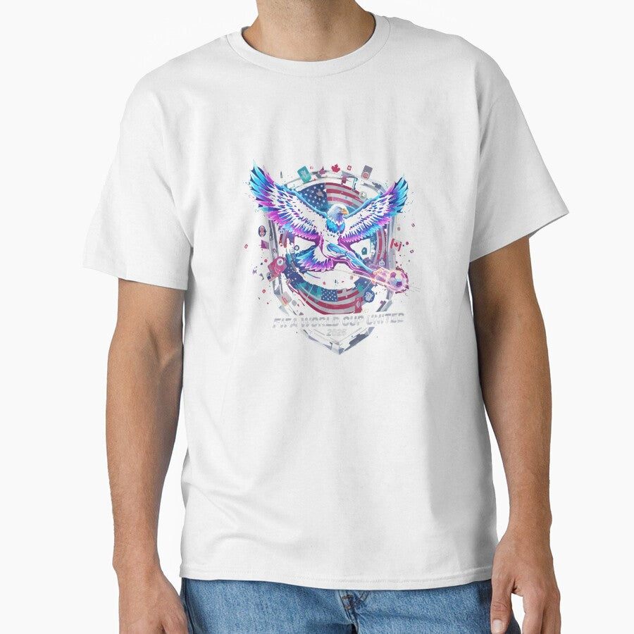 FIFA World Cup 2026 United Eagle Soccer Art T-Shirt_86867742 by kevincuellar