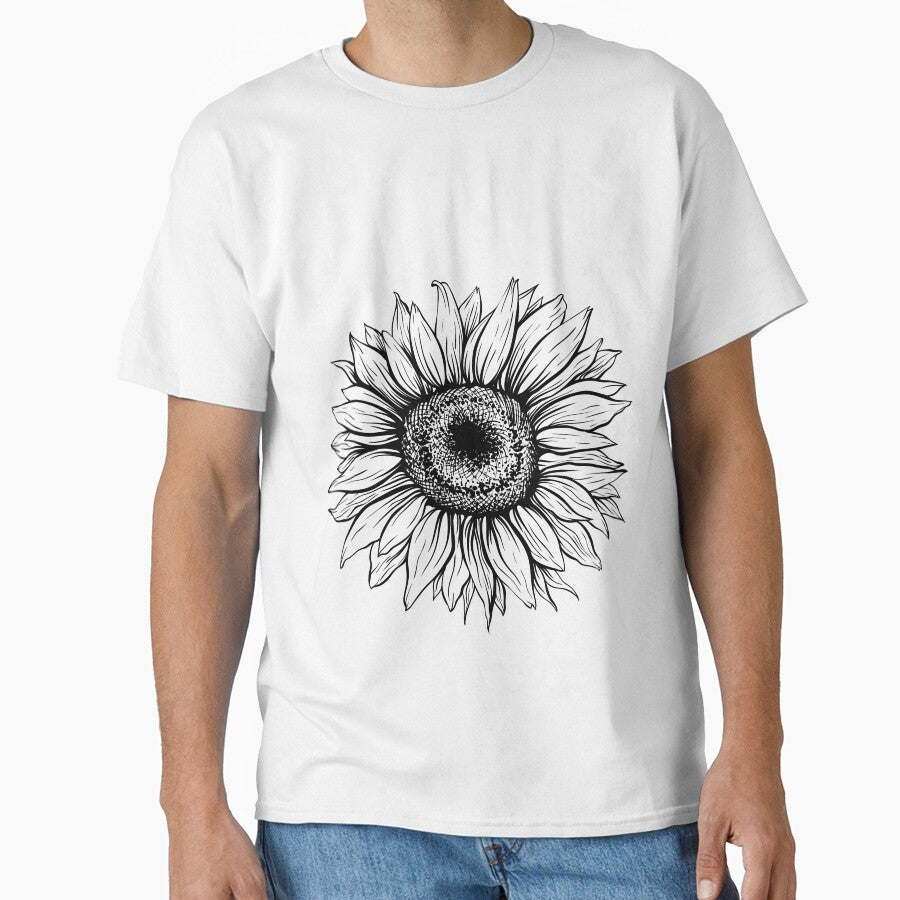 Women Sunflower Summer Funny Sunflower Graphic Short Sleeve by Martin-bivert