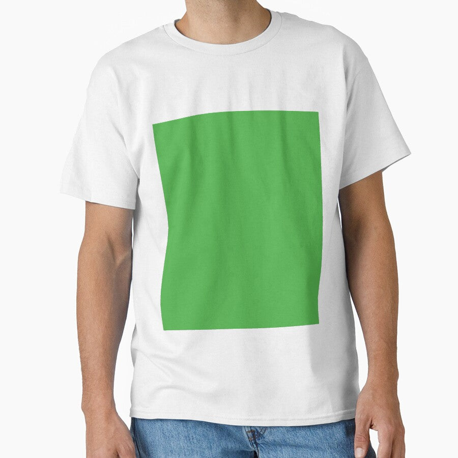 Plain Solid Color Green Lemon Green Medium Green by mimihuang creations
