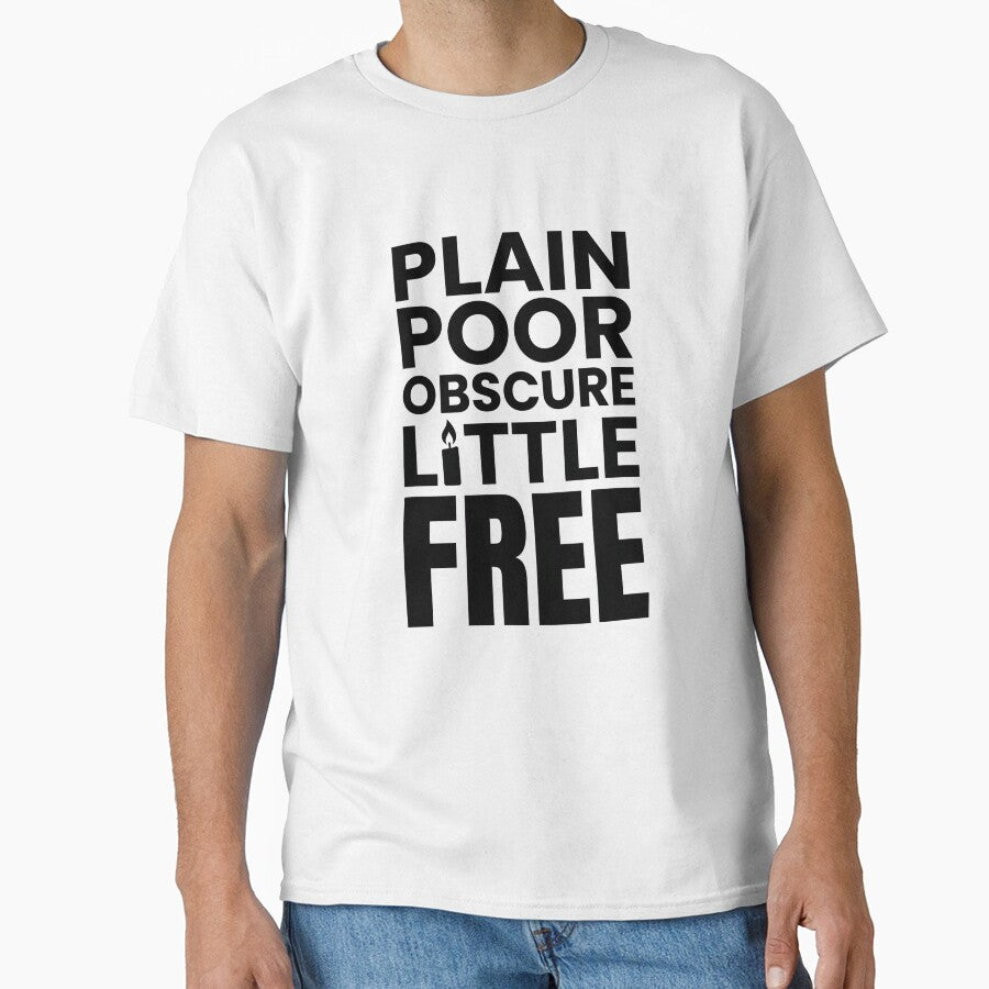 Jane Eyre Plain Poor Obscure Little Free Subtle Quote Graphic by Fenay Designs