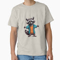 A cute raccoon with open arms and a big smile by NiRia Spot