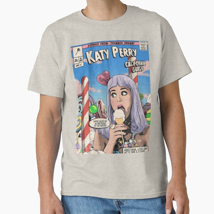 Retro Comic Cover – Katy Perry Music Artwork by Vicky021