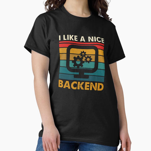 "I Like a Nice Backend – Programmer Humor" by Tinosshop