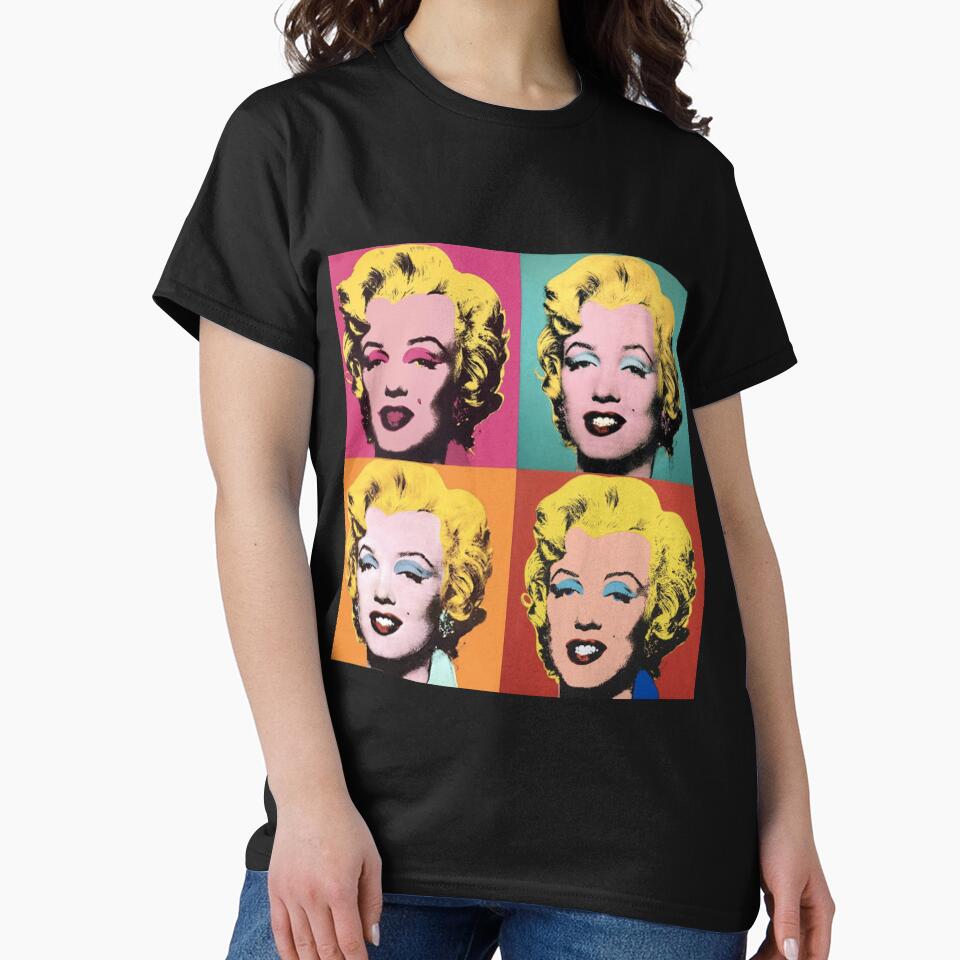 Pop Art Marilyn Monroe Quad Portrait by Ki_Designs