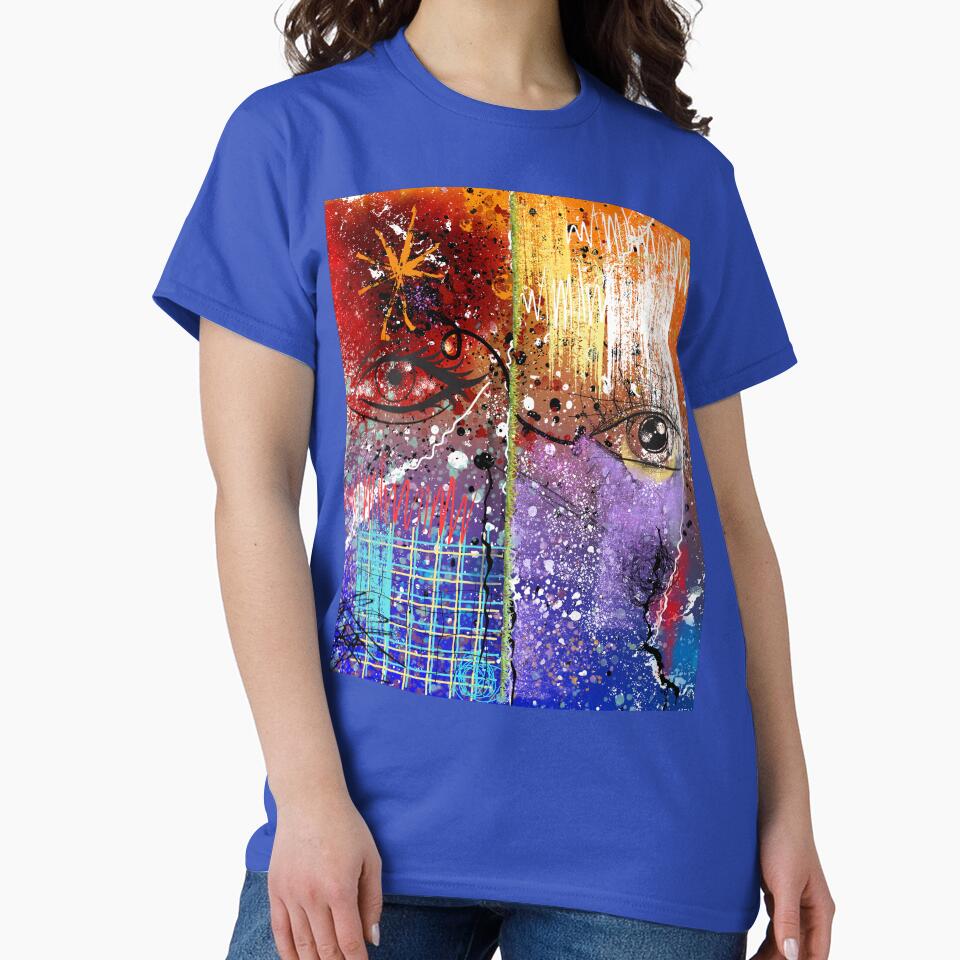 Duality Unveiled, Gorgeous Digittal Art by Art With Impact – Statement Art & Apparel for Deep Thinkers