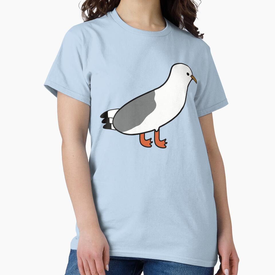 Cute Seagull - Kawaii Seagull by KawaiiByDice