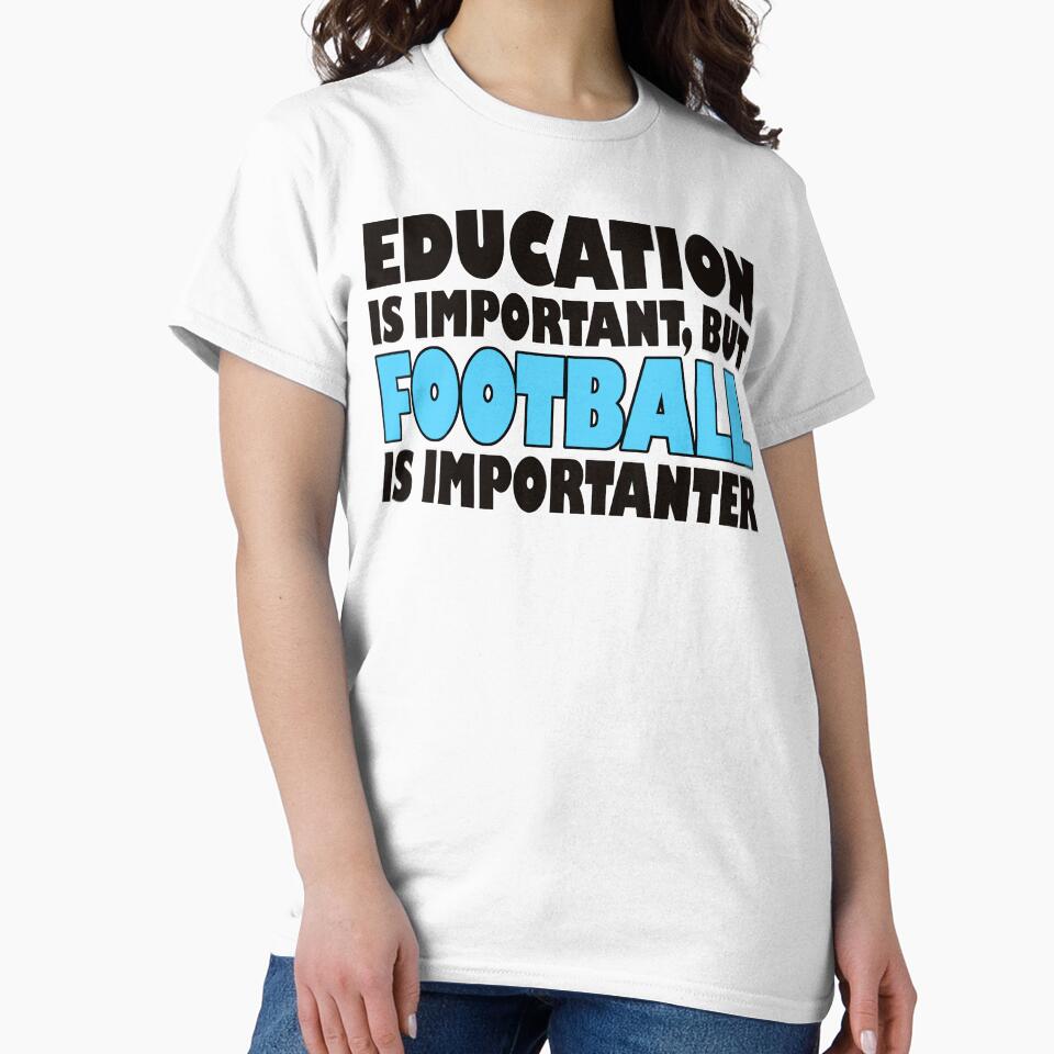 Education Is Important But Football Is Importanter by Fairyjam