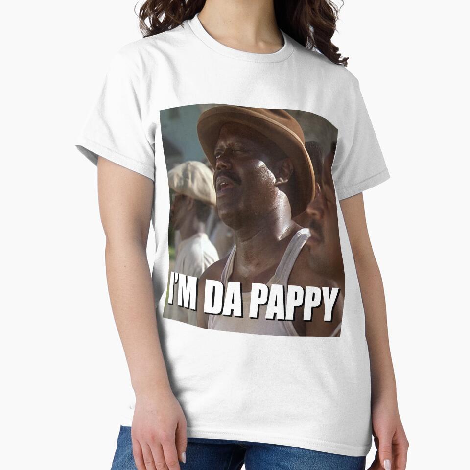 I'm Da Pappy Causal T-Shirt Black Summer Custom Short Sleeve Tee Top by JacksonCruz