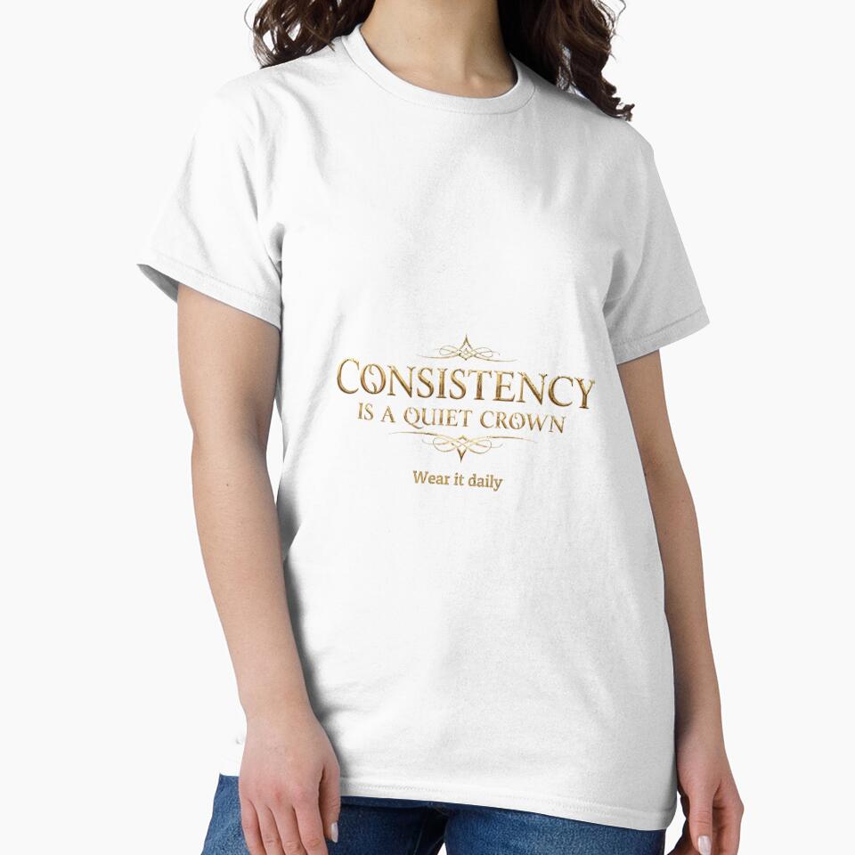 Consistency is a quiet crown. Wear it daily. by Pflugart