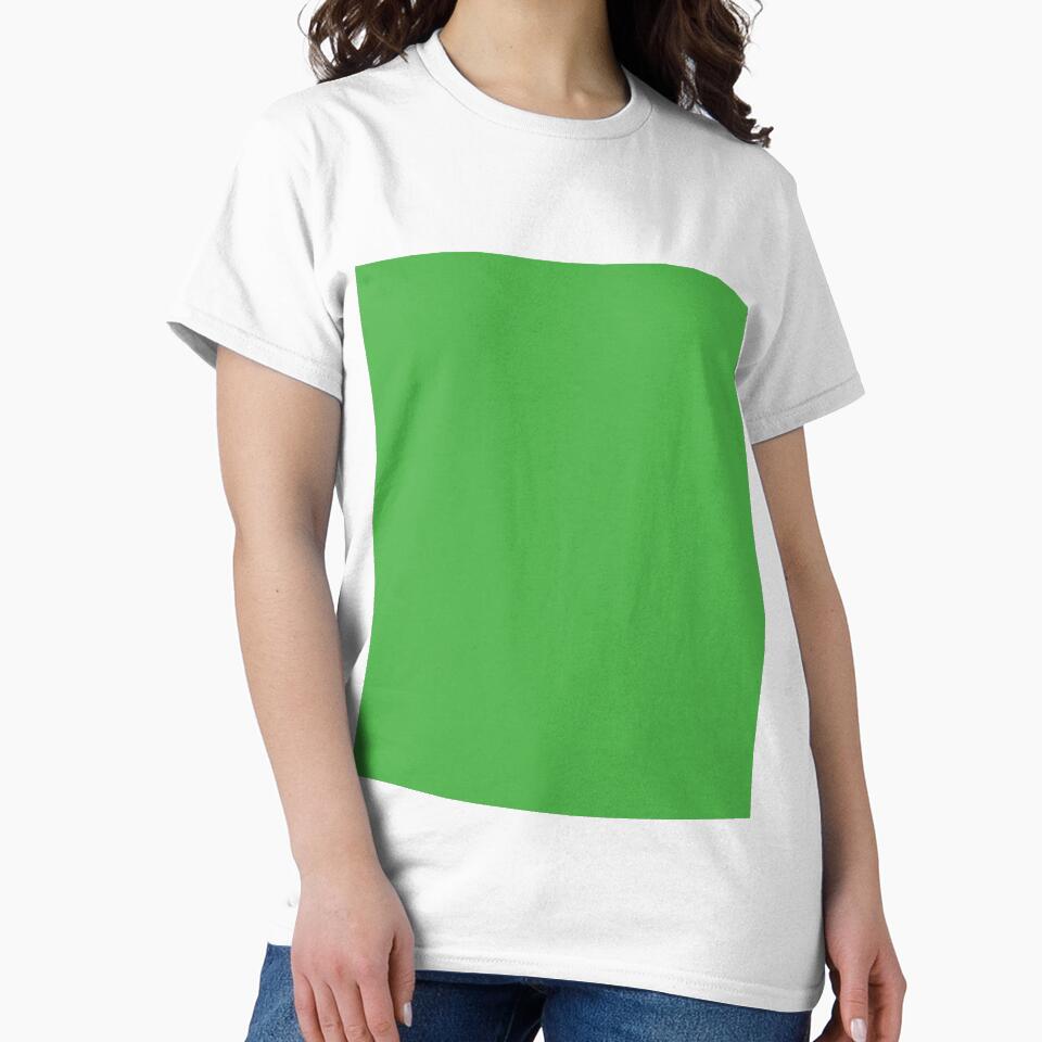 Plain Solid Color Green Lemon Green Medium Green by mimihuang creations