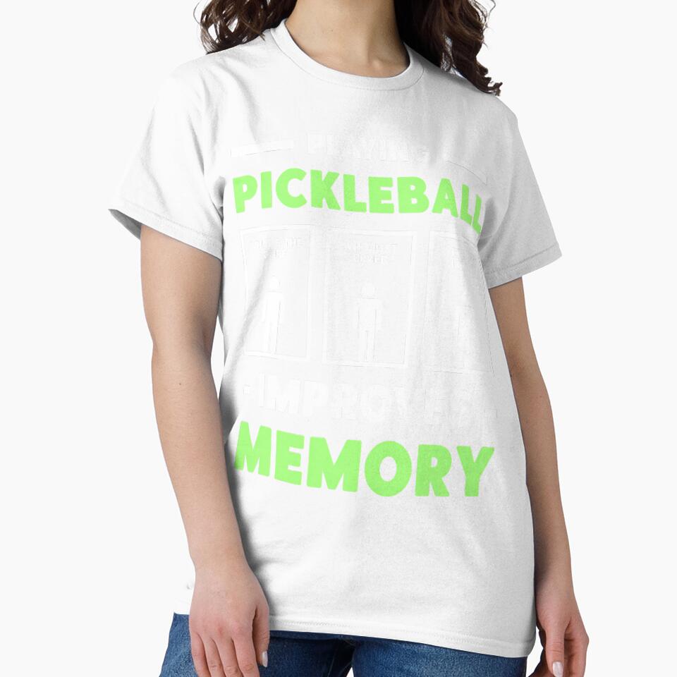 Playing Pickleball Improves Memory Dink Player Short Sleeve by gadjmodcpe28