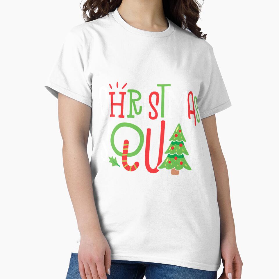 Christmas Squad Funny Xmas Tree Family Matching Pajamas 	 Short Sleeve by chespiabousse