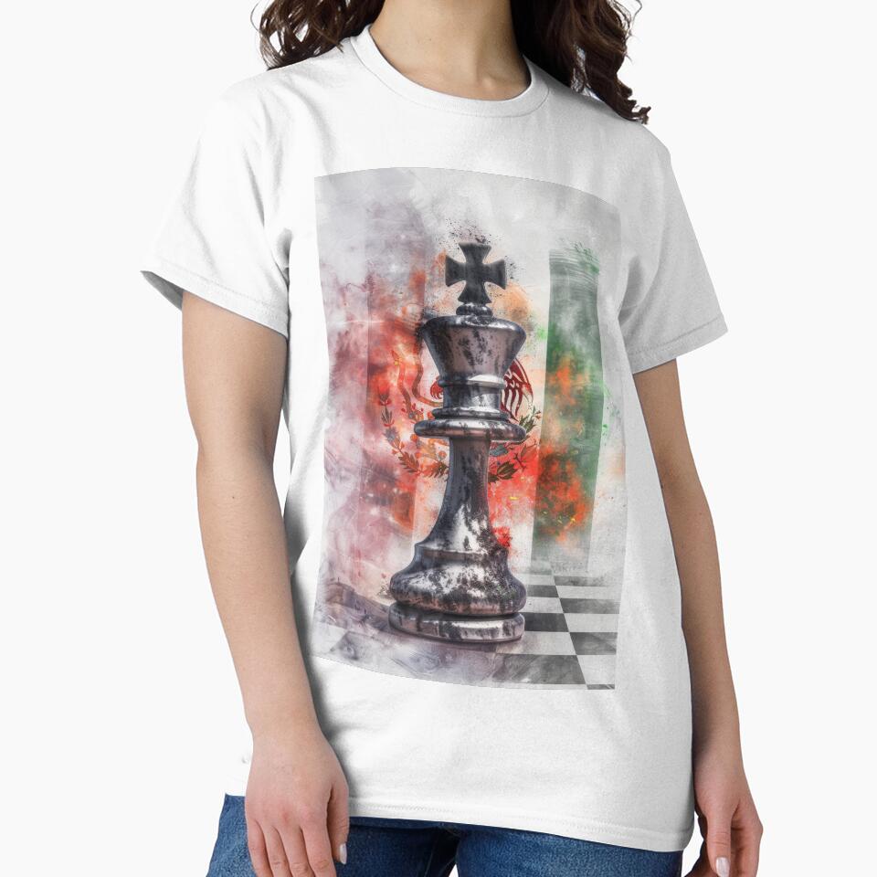 Royal Chess Pieces with Abstract Paint Splashes by Piotrek0001