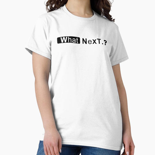 "What next?" Creative block black and white typography by Roy Store