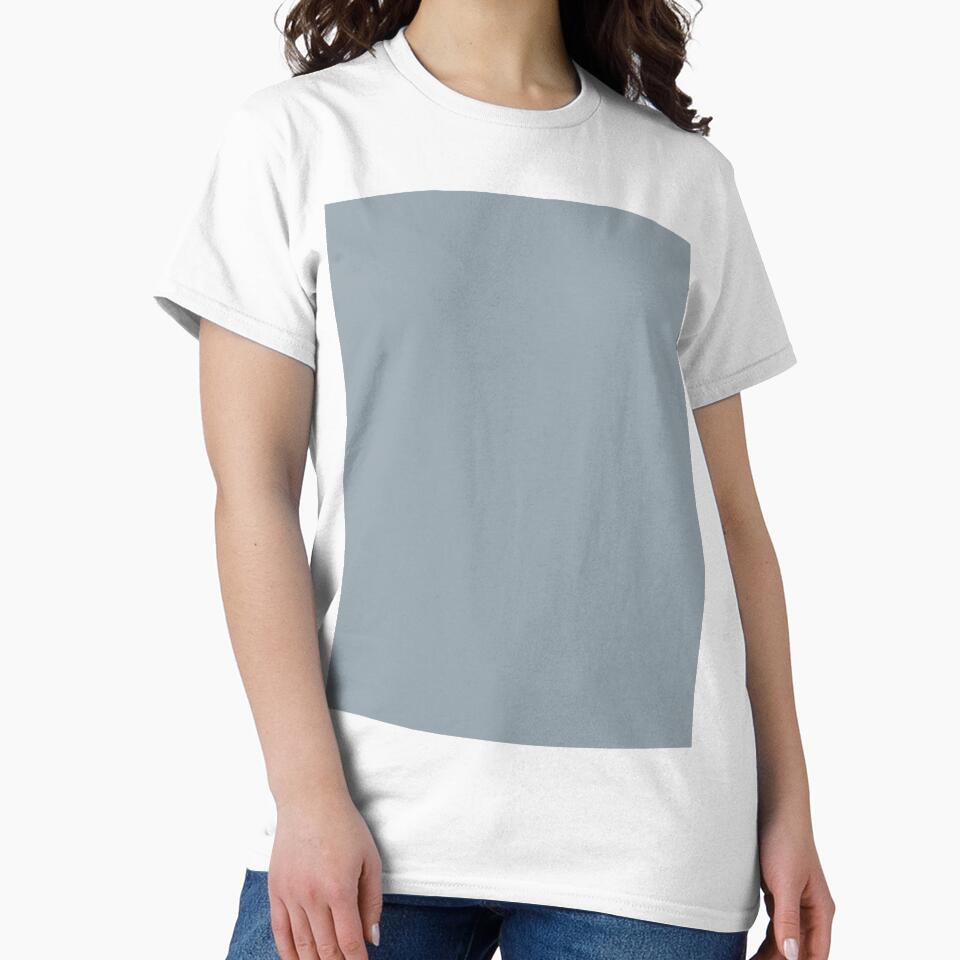 Plain Solid Color Chic Cool Gray Teal Gray Teal Grey Blue Grey by mimihuang creations