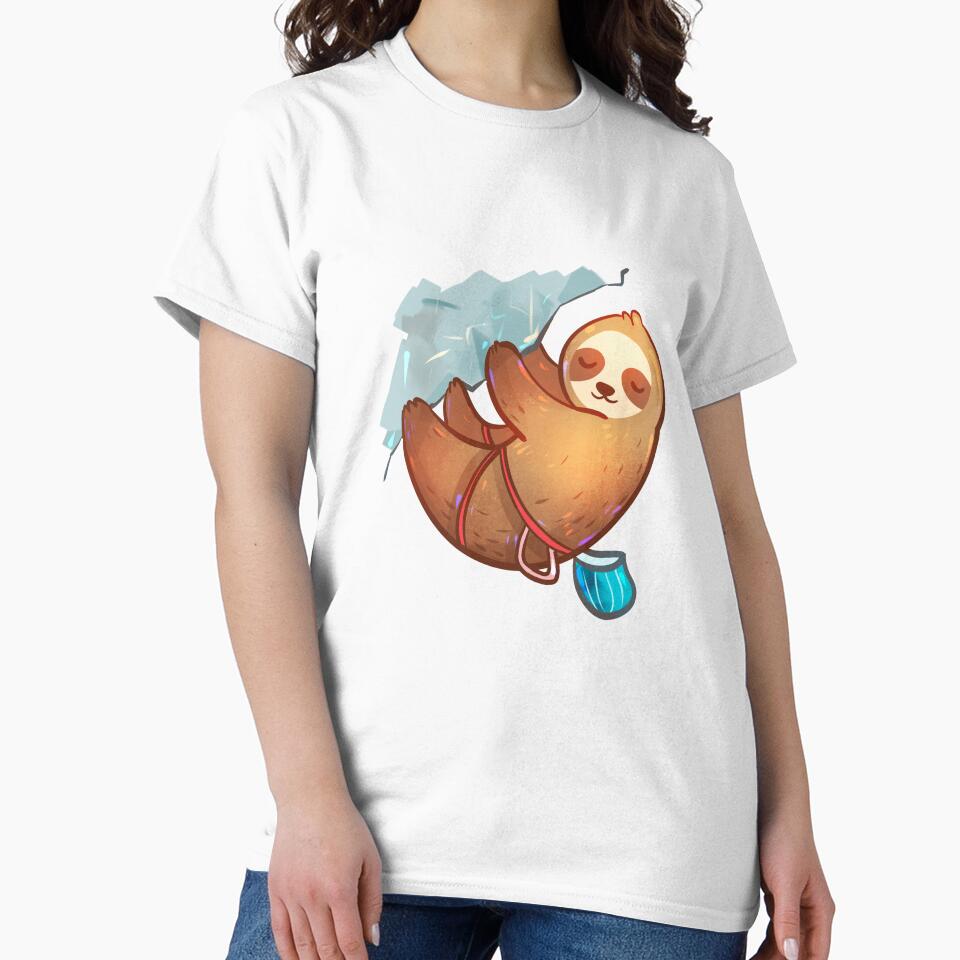Cute Rock Climbing Sloth by PetiteClimber