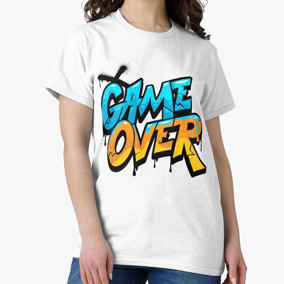 Urban painted game over design by DrimitStore