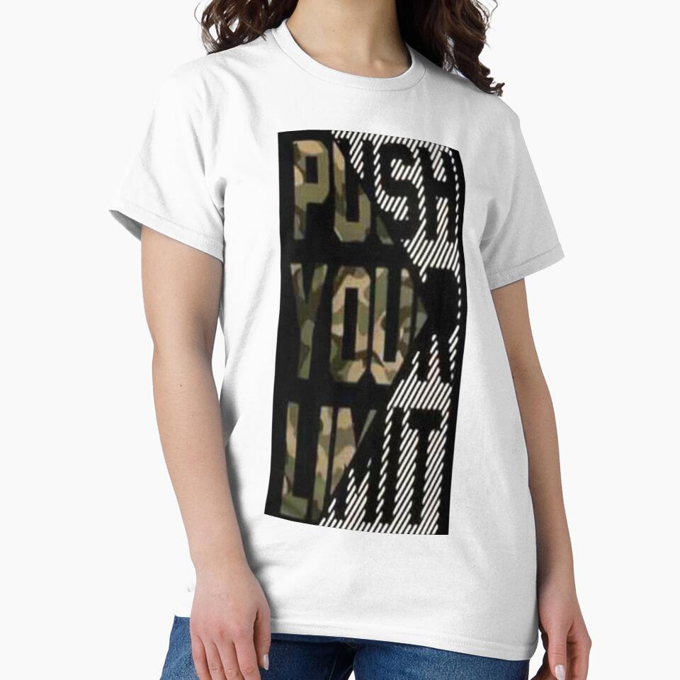 Push Your Limit Cotton T-shirt by storeInsight