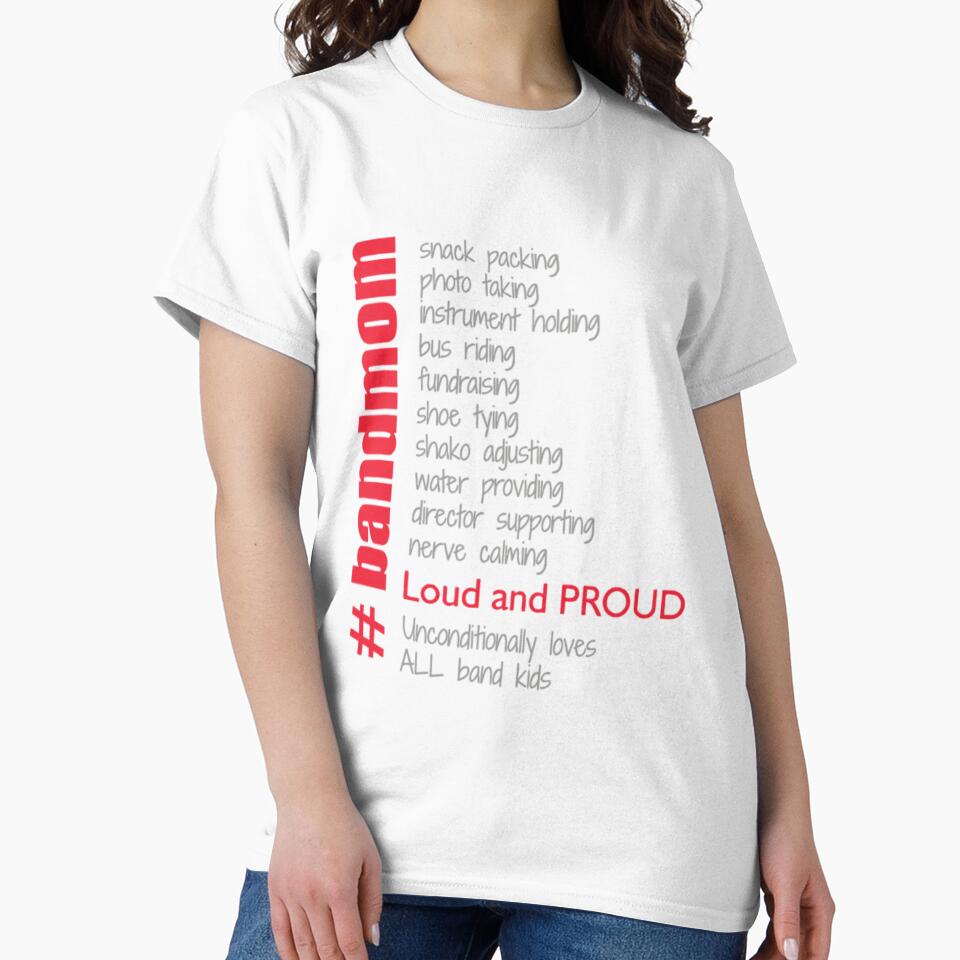 Band  band mom marching band short sleeve by AnhBenFSes