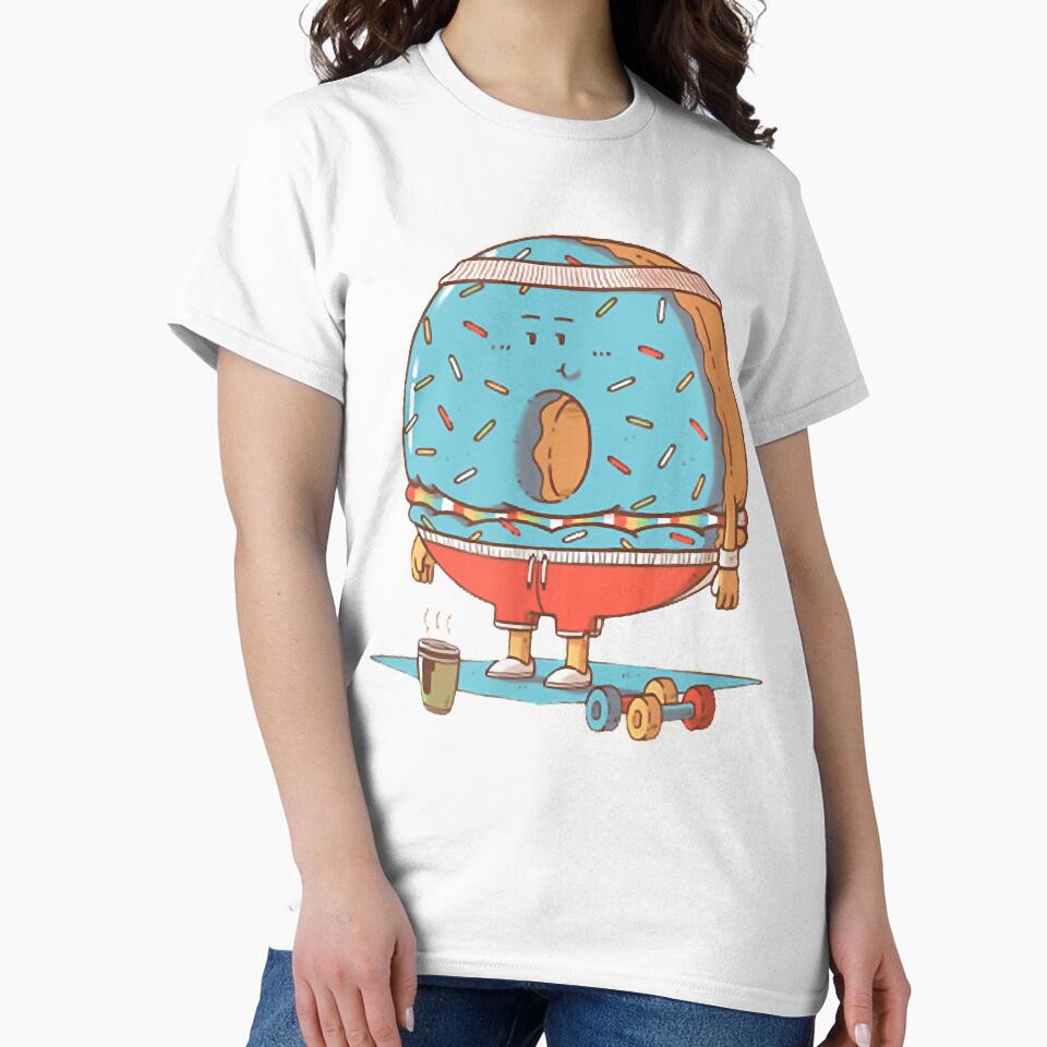 A Funny Sports Donut Drawing Gift Long Sleeve by ShaneMoore01