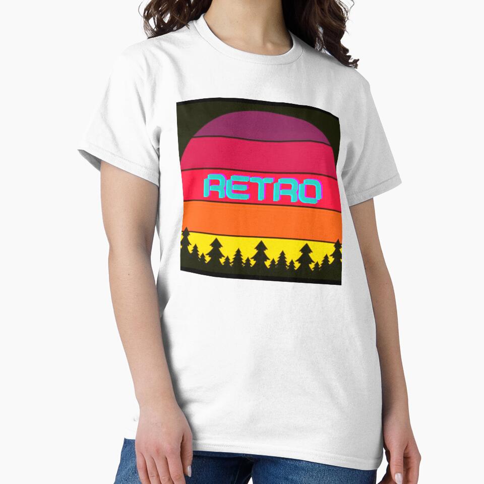 Retro Sunset Slim fit Tshirt. by shashank248