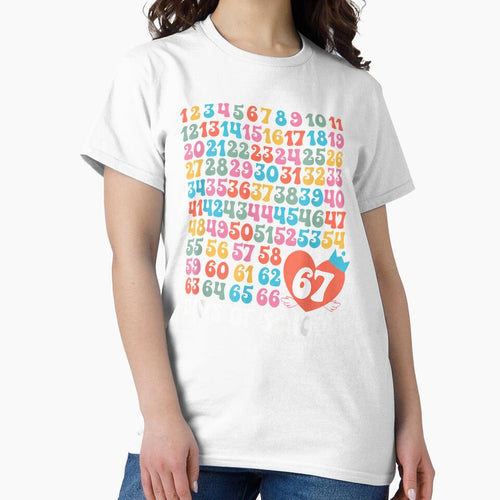 67Th Day Of School Teacher Kids Funny Six Seven 100Th Days by merlinnears