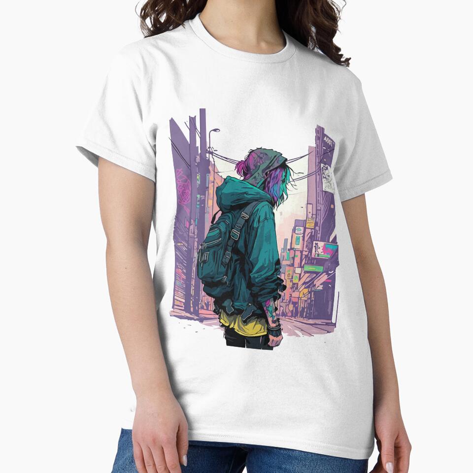 Japanese Street Cyberpunk Tokyo Streetwear2 by vectrus