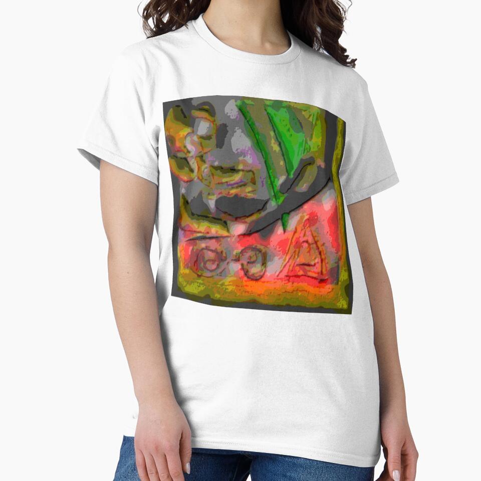 golden relics dark rough colorful geometric abstract design by SmashingDeals
