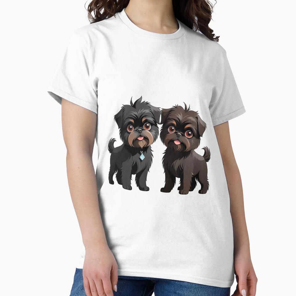 Cute Affenpinscher Friends by Bilisik