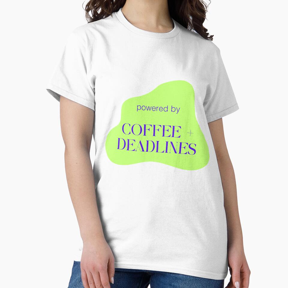 powered by coffee + deadlines by krstyd