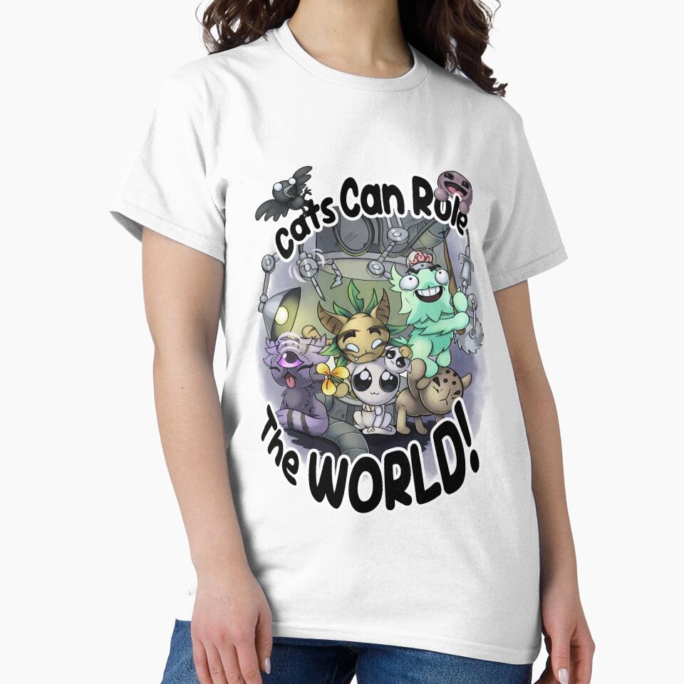 Mewgenics Stacy and Spewer T-Shirt by FennEric