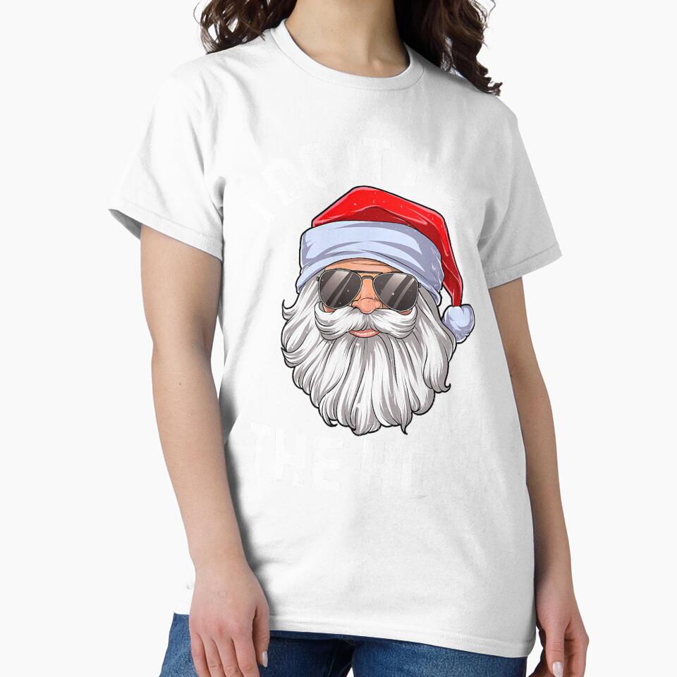 I Do It For The Ho's Funny Inappropriate Christmas 	 Short Sleeve Santa by tqmpufbgef0