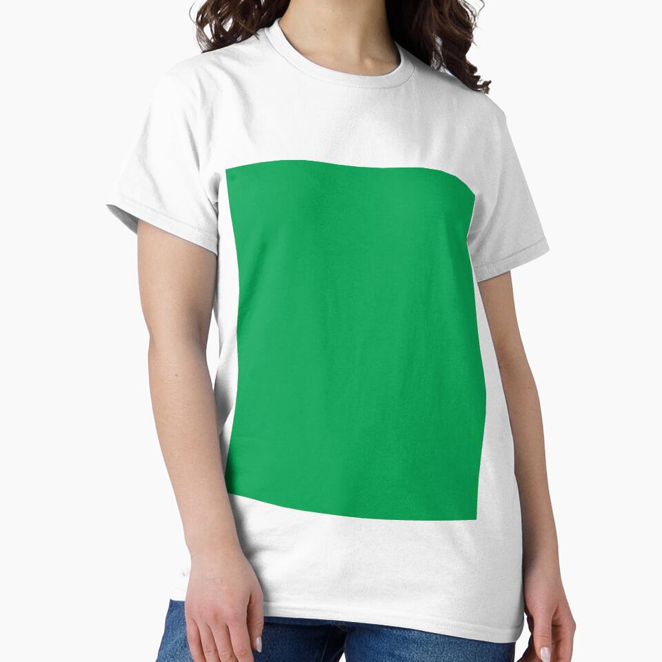 Plain Solid Color Green Vivid Green Medium Green 3 by mimihuang creations